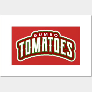 Gumbo Tomatoes wordmark Posters and Art